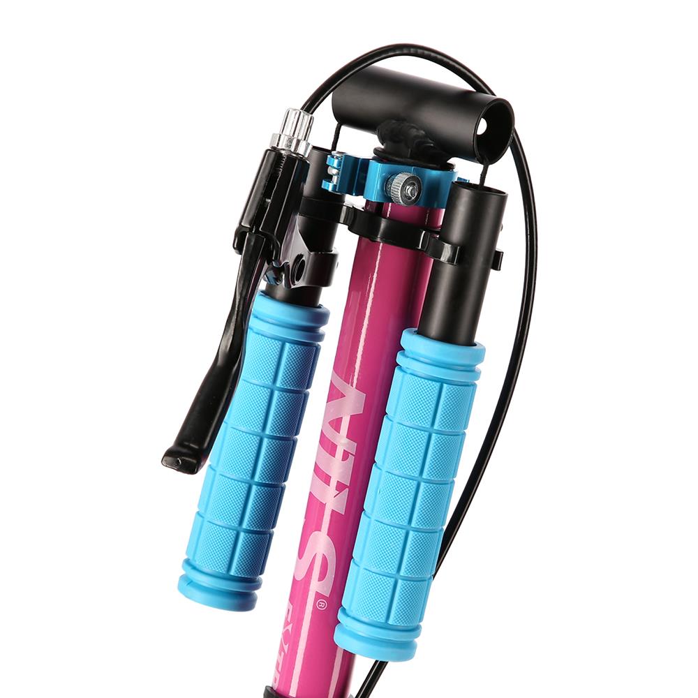 NILS EXTREME HM0107 City Scooter Weiß-Pink, Freizeitroller, ABEC-7, Handbremse, bis 100 kg