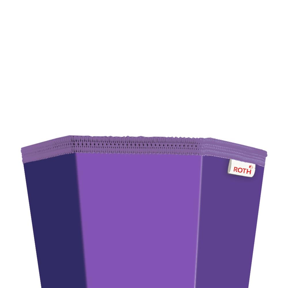 Roth Schultüte-Rohling/Basteltüte, lila, 85cm, eckig, Rot(h)-Spitze, ohne Verschluss