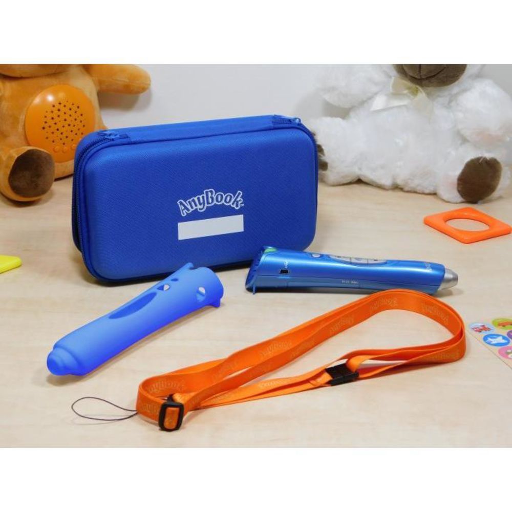 Anybook Zubehör-Set für Audiostift (Franklin DRP5100) bestehend aus Silikonschutzhülle, Lanyard und CarryCase