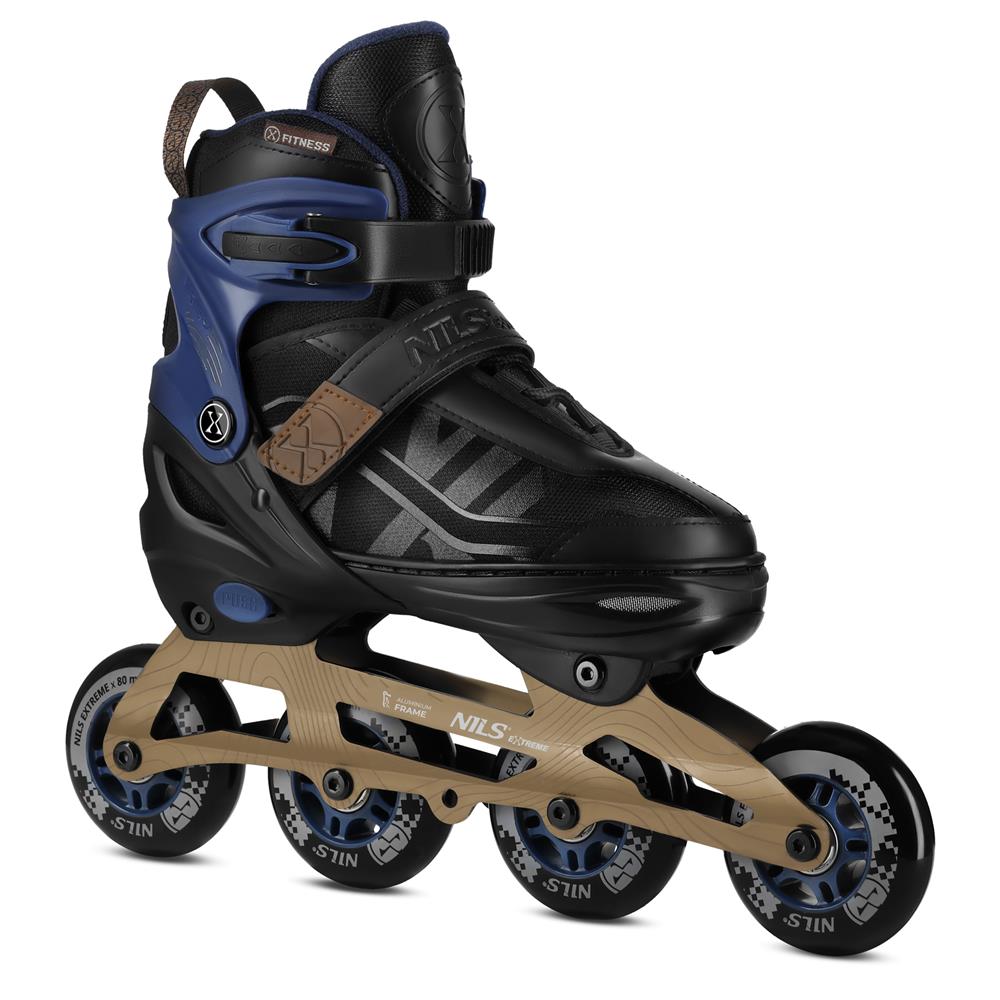 NILS EXTREME NA684 VELTO Inlineskates Inliner Gr. 39-42, Dunkelblau, größenverstellbar