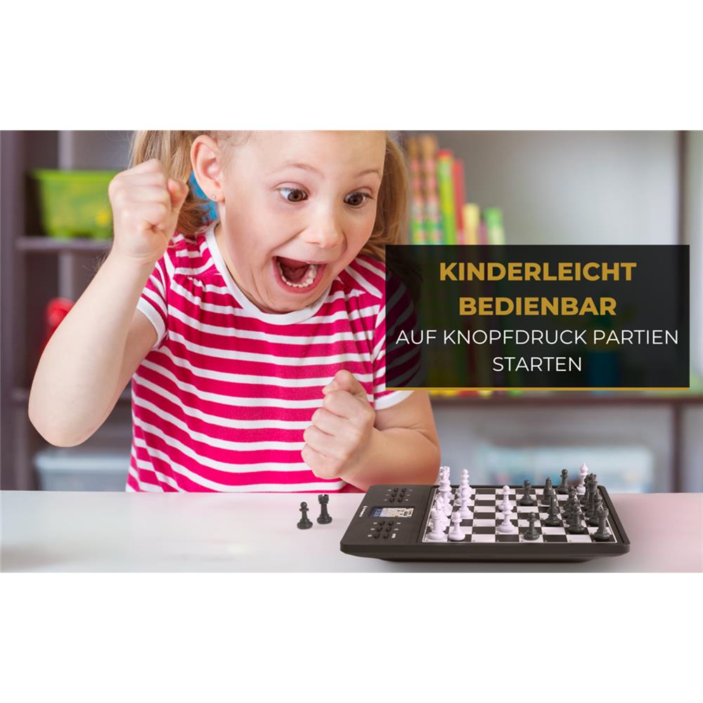 MILLENNIUM M808 ChessChampion 2.0 – Kompakter Schachcomputer mit KI & Farbdisplay