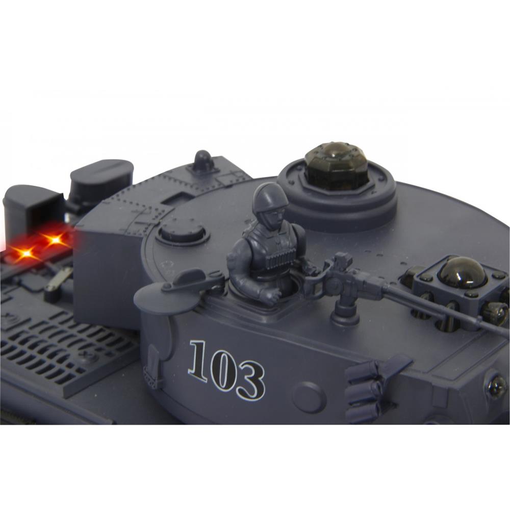 Jamara Panzer Tiger Battle Set, 1:28, 2,4GHz, Einsatzfahrzeuge, ferngesteuertes Fahrzeug