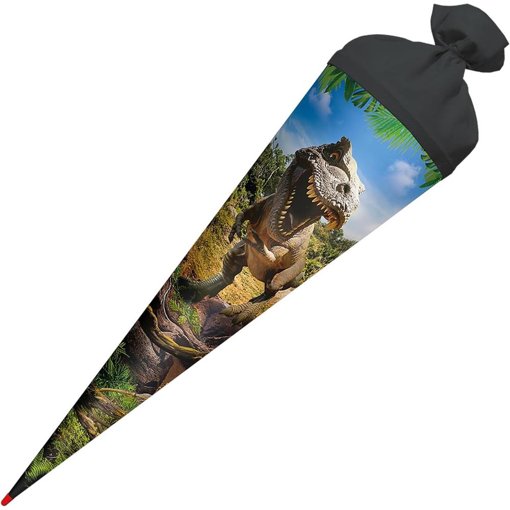 Roth Schultüte 70 cm Tyrannosaurus rund Filzverschluss Dino