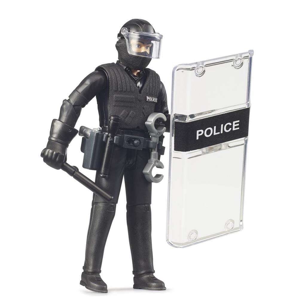 Bruder 62151 - bworld Figur Police Special Forces, 1:16, Polizei Spezialeinheiten, Polizist
