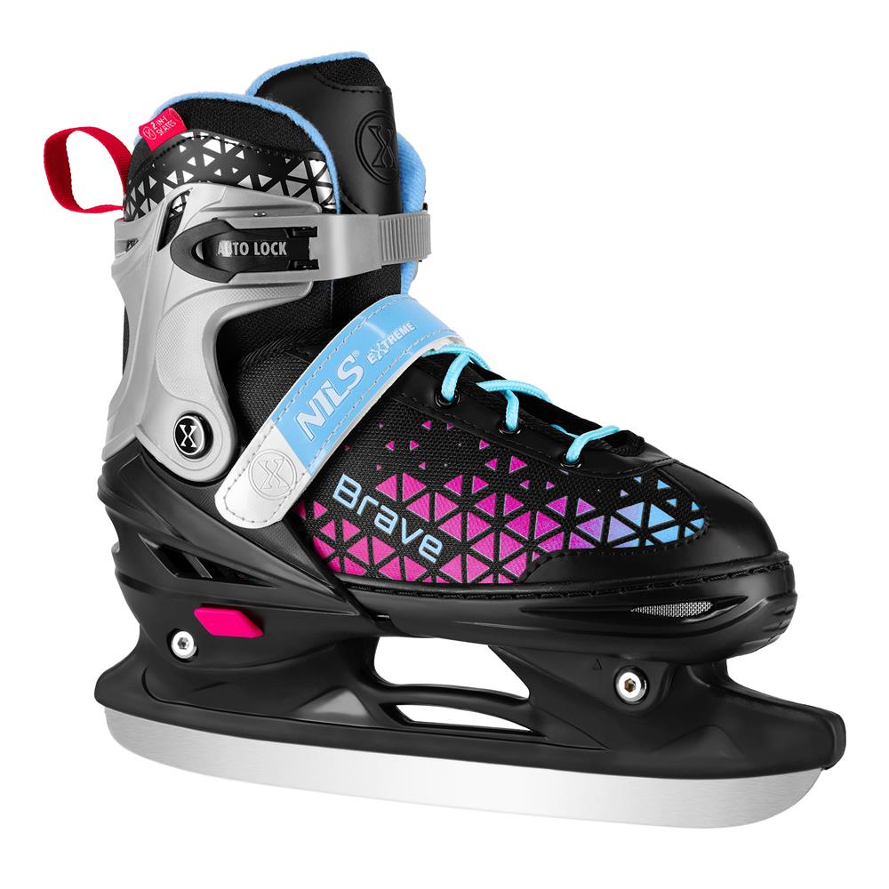 NILS EXTREME NH18190A BRAVE 2in1 Inliner Schlittschuhe Kinder Gr. 29-33, Rosa, verstellbar