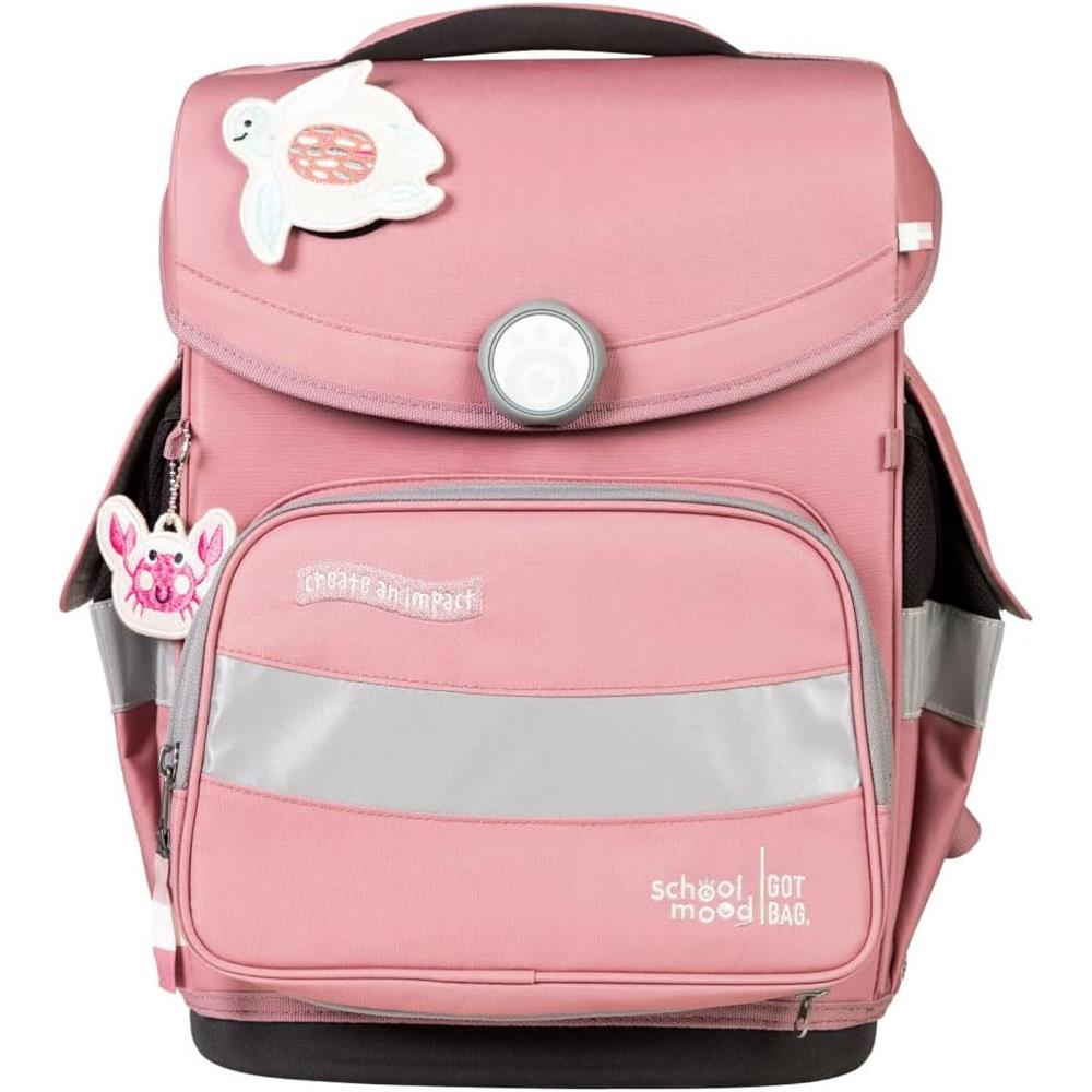 School-Mood Schulranzen Set Timeless Pro Axolotl (Ocean Collection) 6-teilig