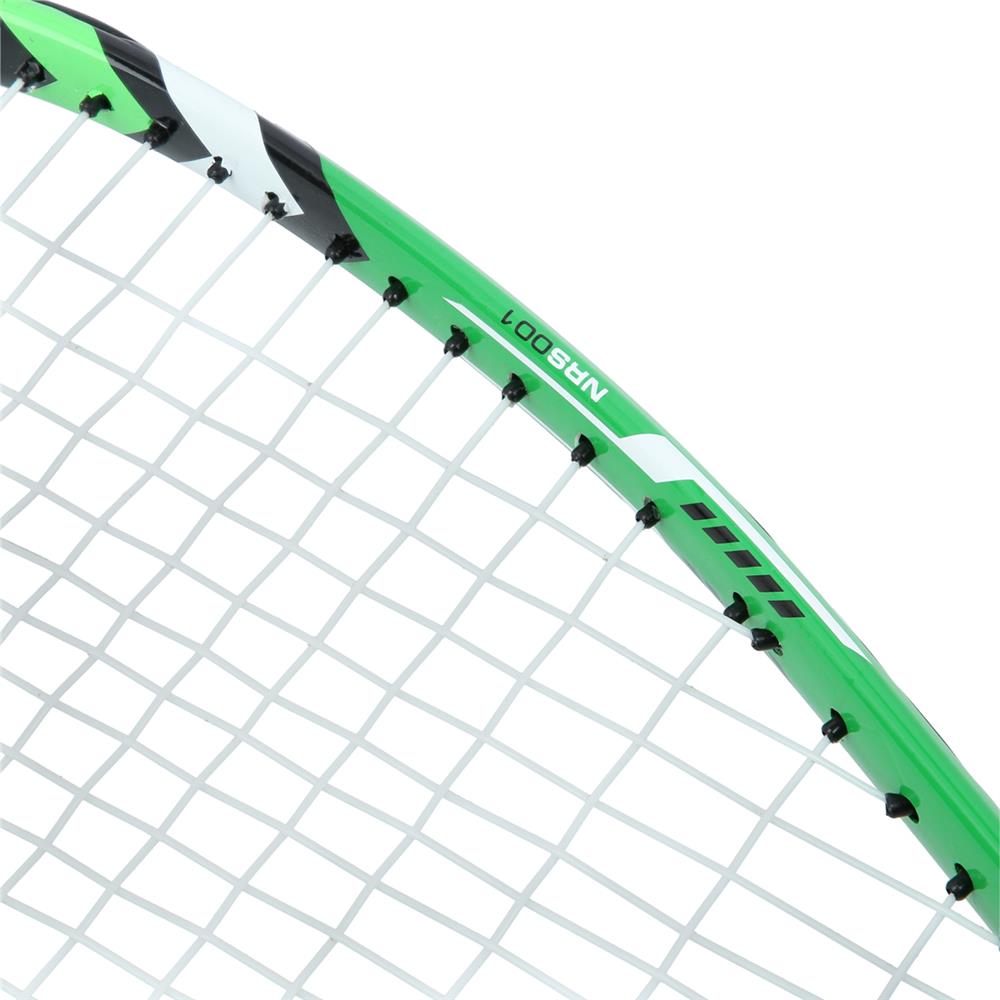 NILS Crossminton-Set, Grün, 2x Schläger, 3x Federbälle (Speeders), 1x Schutzhülle