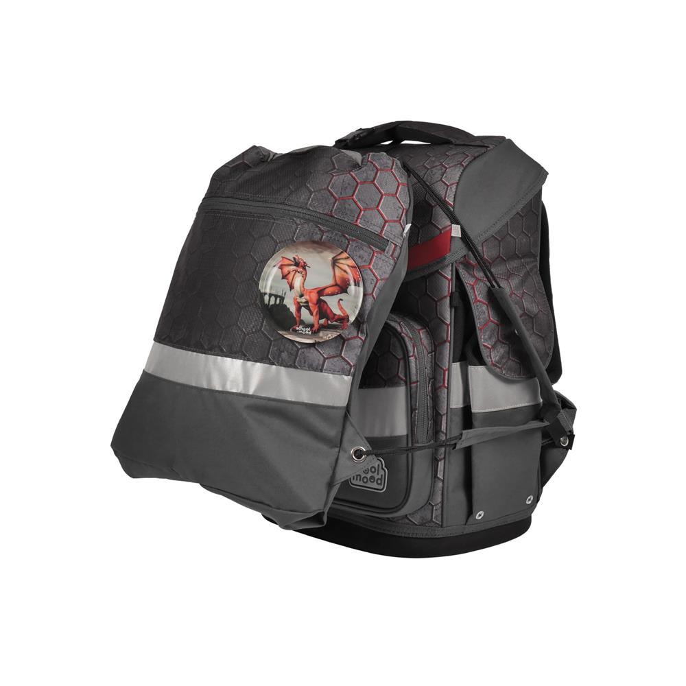 School-Mood Schulranzen Set Timeless Air+ Mika (Drache)