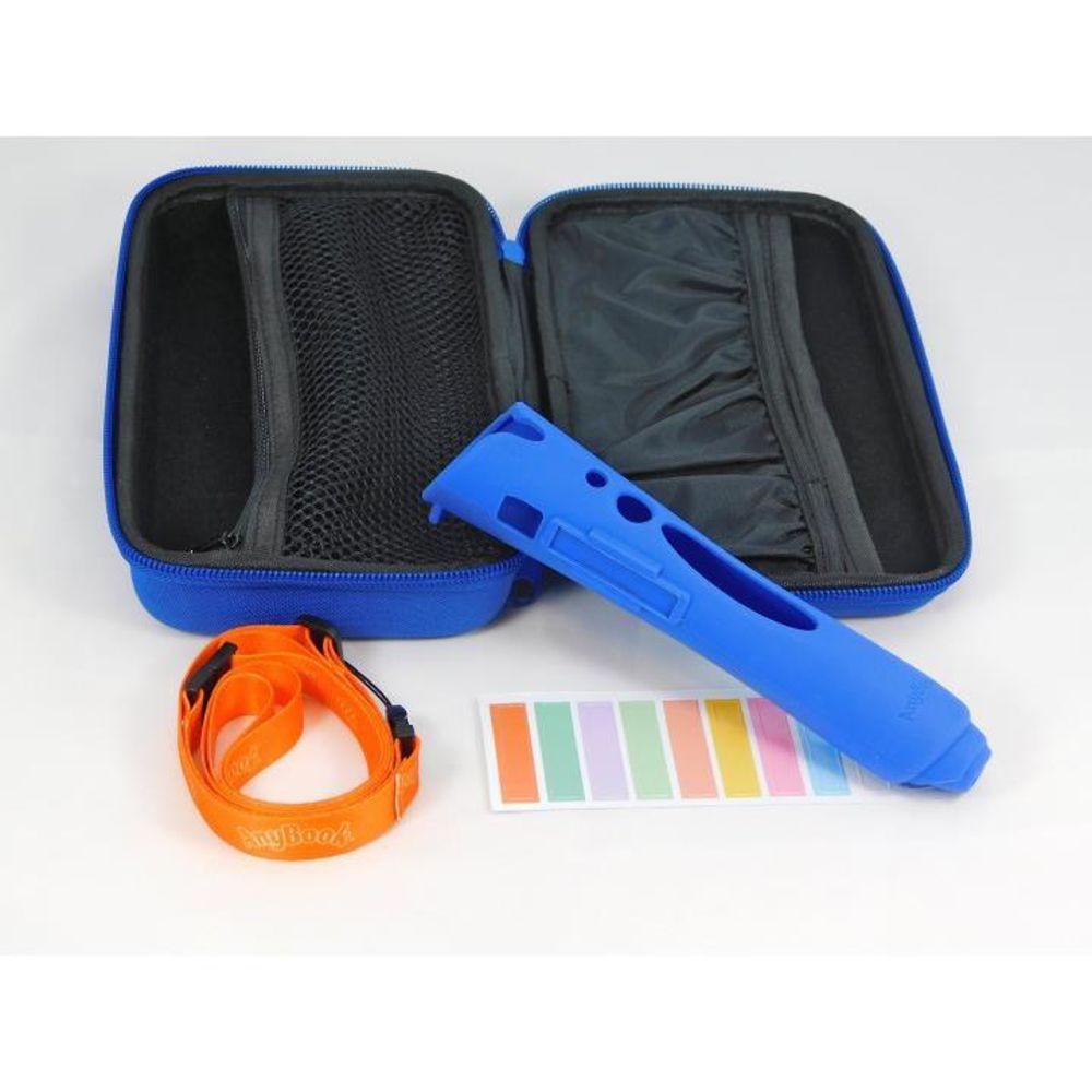 Anybook Zubehör-Set für Audiostift (Franklin DRP5100) bestehend aus Silikonschutzhülle, Lanyard und CarryCase