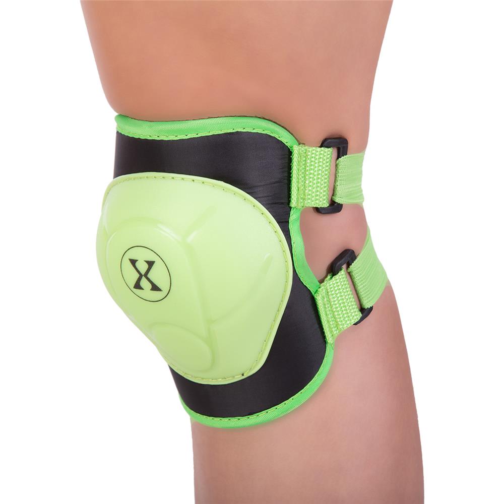 NILS EXTREME H704 Schoner-Set, Grün, Größe L - Protektoren Handgelenk Ellenbogen Knie