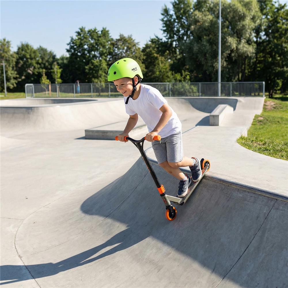 NILS EXTREME MT301 Helm XS 48-52 cm Grün - leichter Schutzhelm für Inlineskates, Skateboard, Roller