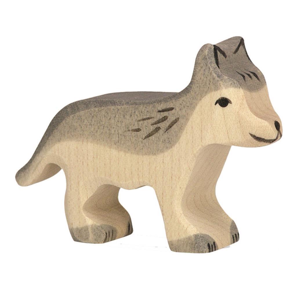 Holztiger Holzfiguren - Waldtiere 5er Set, Holzspielzeug, ab 3 Jahren