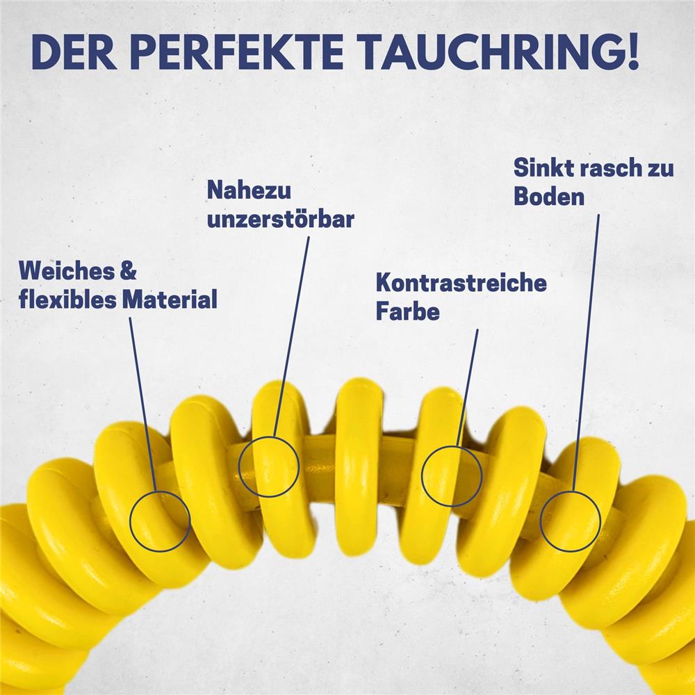 Best Sporting Tauchring 15 cm gelb Lamellen Tauchringe Pool