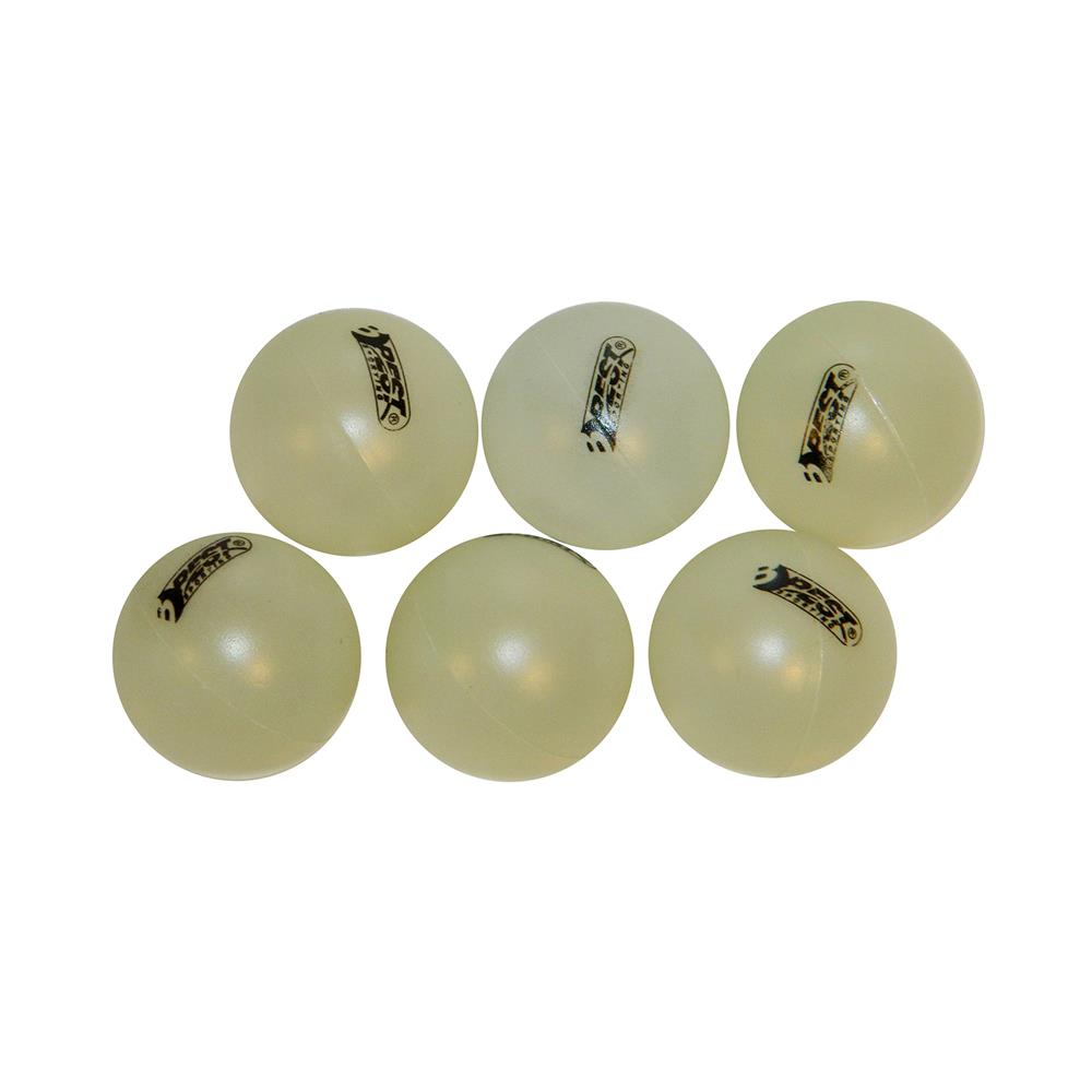 Best Sporting Tischtennisbälle Glow in the Dark 6er Set Funbälle
