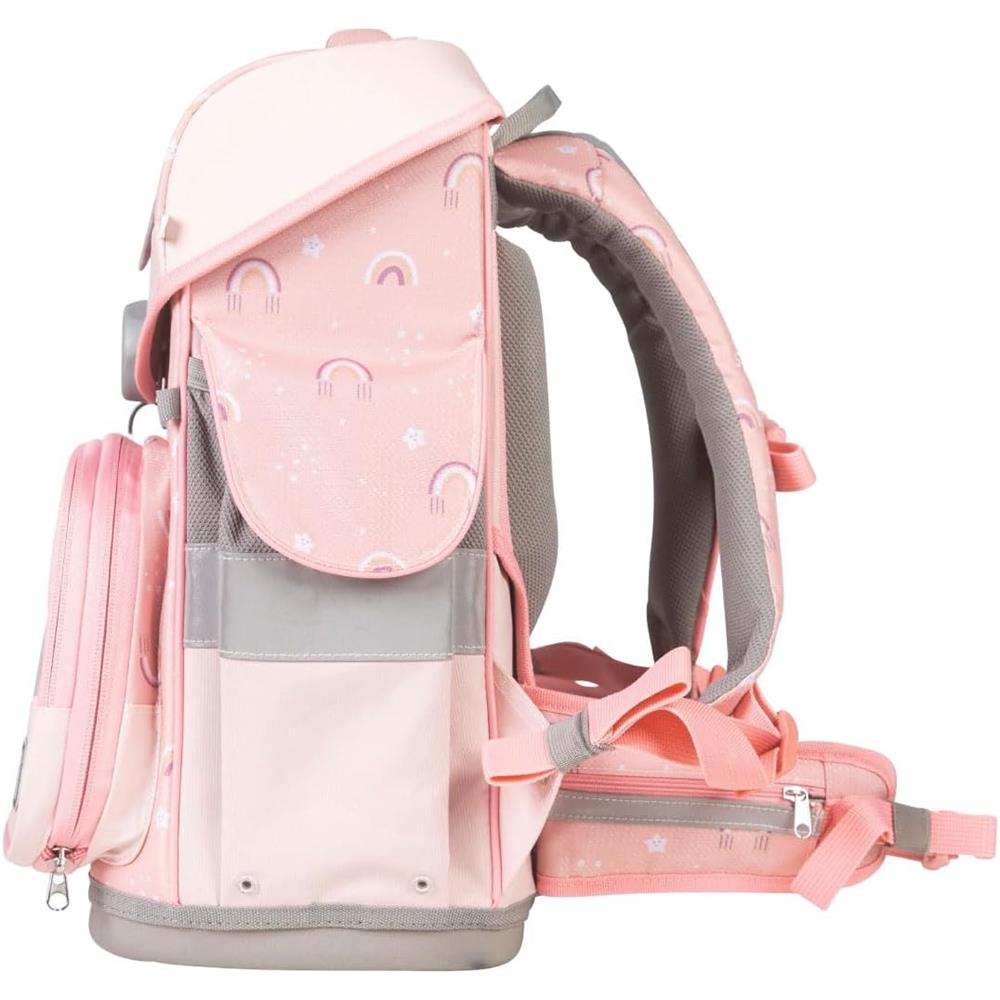 School-Mood Schulranzen Set Timeless Pro Rainbow (Regenbogen) 7-teilig