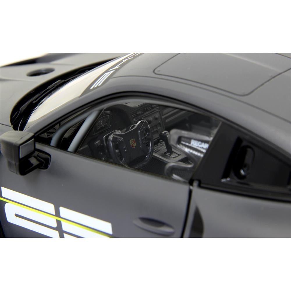 Jamara Porsche 911 GT2 RS Clubsport 25 1:14 grau 2,4GHz Tür manuell Ferngesteuertes Auto mit LED Fahrlicht