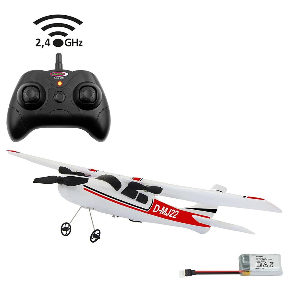 Jamara Cessna 182 RC Flugzeug 2,4GHz Gyro 2CH Anfänger