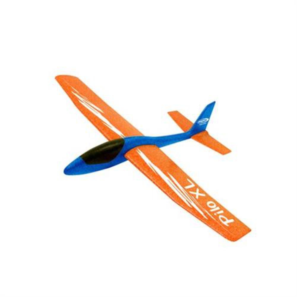 Jamara Pilo XL Schaumwurfgleiter EPP Tragfläche orange blau Flugzeug