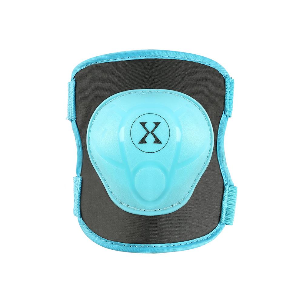 NILS EXTREME H704 Schoner-Set, Blau, Größe L - Protektoren Handgelenk Ellenbogen Knie