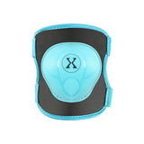 NILS EXTREME H704 Schoner-Set, Blau, Größe L - Protektoren Handgelenk Ellenbogen Knie