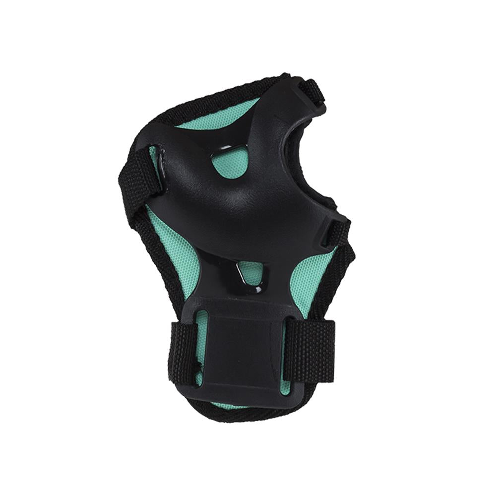 NILS EXTREME H210 Schoner-Set, Schwarz-Minzgrün, S - Protektoren Handgelenk Ellenbogen Knie