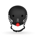Scoot & Ride Kinderhelm Größe XXS-S (45-51 cm) zebra - Schutzhelm mit LED-Licht