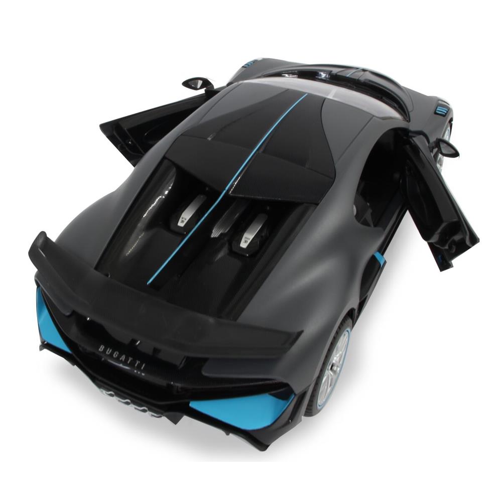 Jamara Bugatti Divo 1:14 grau 2,4GHz Tür manuell Ferngesteuertes Auto mit LED Fahrlicht