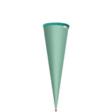 Roth Schultüte-Rohling/Basteltüte, mint, 70cm, rund, Rot(h)-Spitze, ohne Verschluss