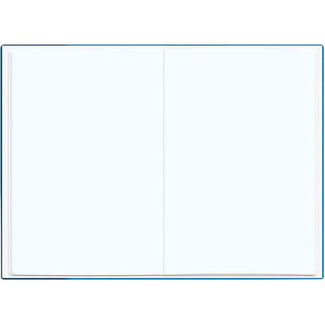 Roth Zeugnismappe Spectrum Blue, mit 12 A4 Klarsichthüllen, im Buchleineinband