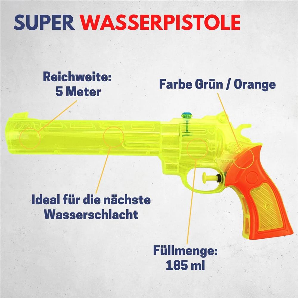 Best Sporting Wasserpistole 28 cm 185 ml Reichweite 5 m grün/orange
