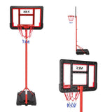 NILS Basketballkorb höhenverstellbar mit Ball für Kinder Garten Freizeit Outdoor