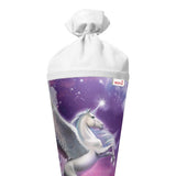 Roth Schultüte Magic Pegasus, 70cm, rund, Rot(h)-Spitze, Filzverschluss