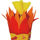 Roth Schultüte-Bastelset, Feuerwehr, 68cm, eckig, Rot(h)-Spitze, Kreppverschluss