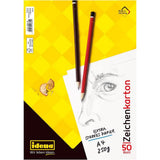 Idena Zeichenkarton A4 50 Blatt 250 g/m² Bastelpapier stabil