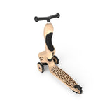 Scoot & Ride Highwaykick 1 Lifestyle, leopard - Kinderroller mit Aufbewahrungsbox