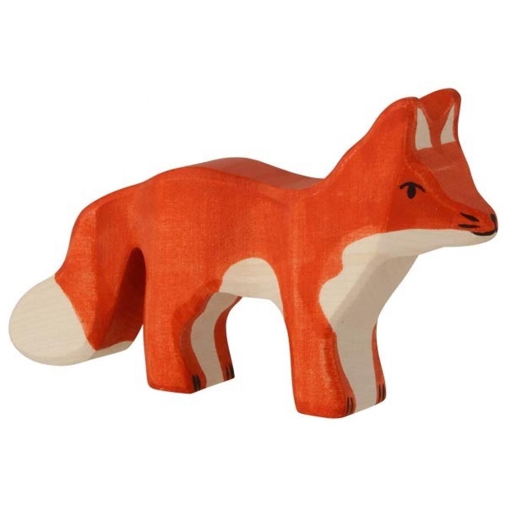 Holztiger Holzfigur - Fuchs, Holzspielzeug, ab 3 Jahren