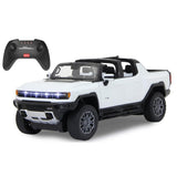 Jamara Hummer EV 1:16 weiß 2,4GHz Tür manuell Ferngesteuertes Auto mit 2-Gang, Crab Walk und Licht