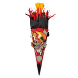 Roth Schultüte-Bastelset, Feuerdrache, 68cm, eckig, Rot(h)-Spitze, Kreppverschluss