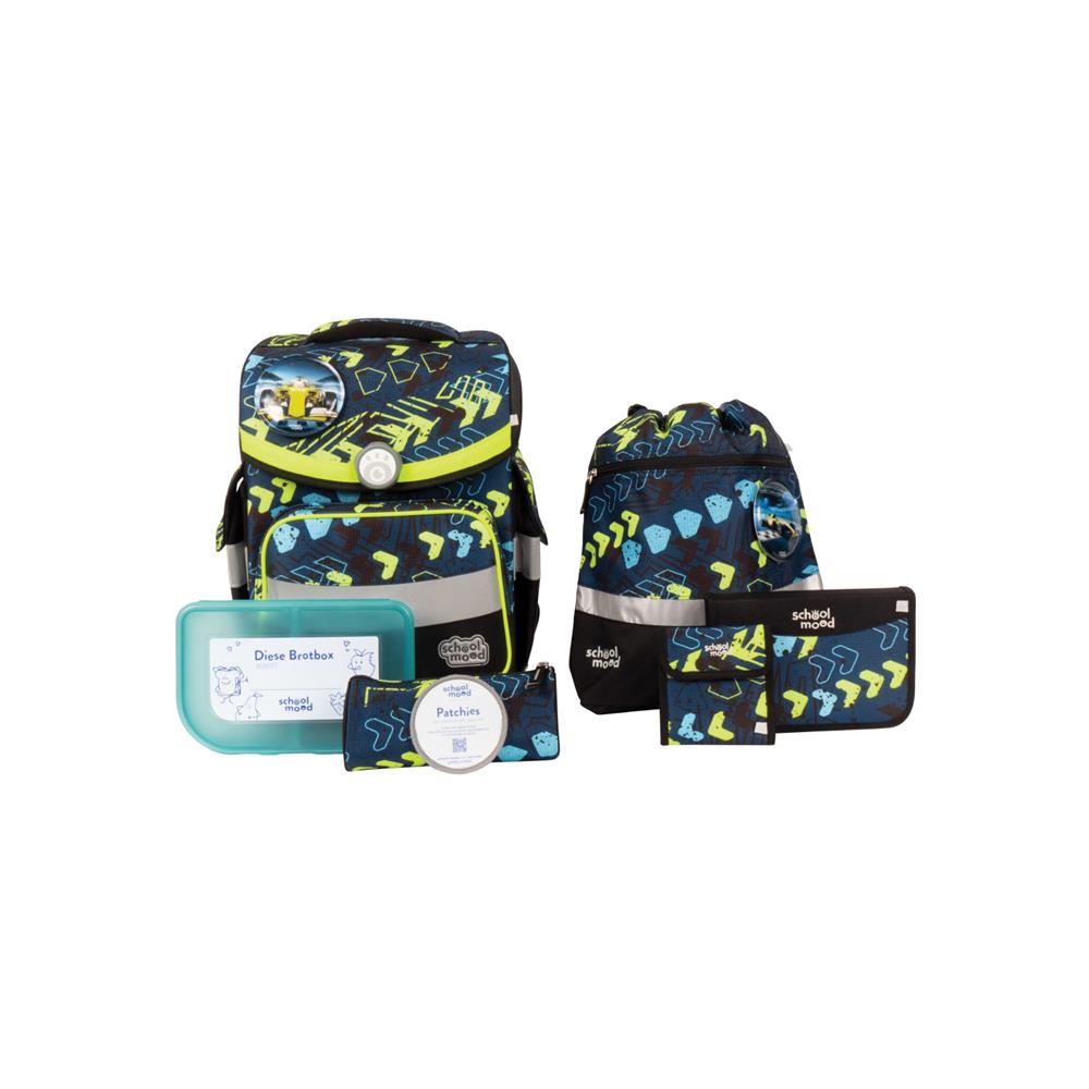 School-Mood Schulranzen Set Timeless Air+ Elias (Rennwagen)