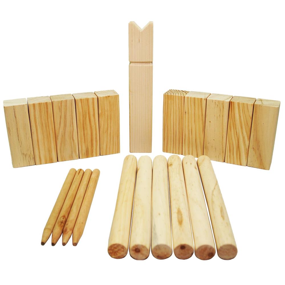 Best Sporting Nordmann Schach Kubb Wikinger Spiel aus Holz