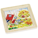 goki Schichtenpuzzle Jahreszeiten