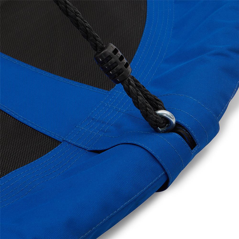 NILS CAMP Nestschaukel 100 cm, Blau, Gartenschaukel Outdoor Garten Balkon