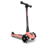 Scoot & Ride Highwaykick 3 LED Scooter, peach - Kinderroller, ab 3 Jahren