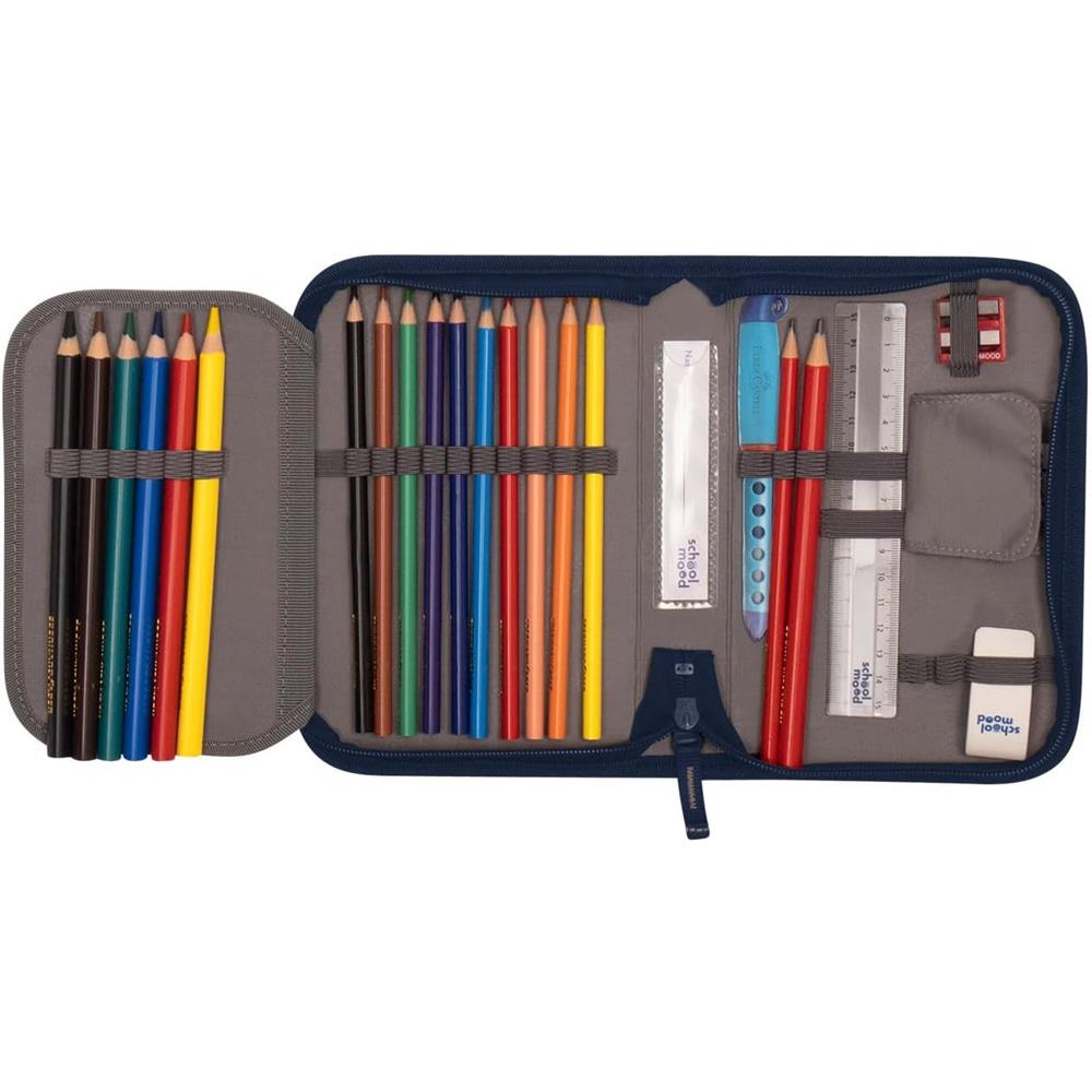 School-Mood Schulranzen Set Timeless Pro Leni (Hund) 7-teilig