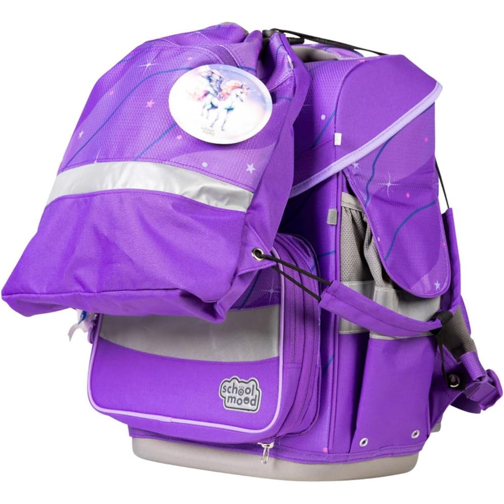 School-Mood Schulranzen Set Timeless Pro Marie (Pegasus) 7-teilig