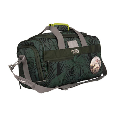 School-Mood Sporttasche Daniel (Dinosaurier) Schwimmtasche 18L mit Nassfach