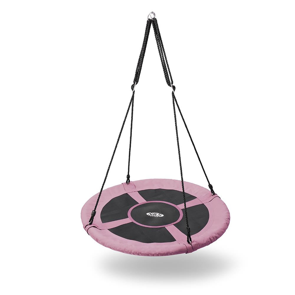 NILS CAMP Nestschaukel 100 cm, Pink, Gartenschaukel Outdoor Garten Balkon