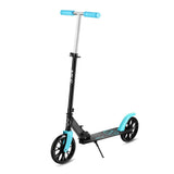 NILS EXTREME HM1302 City Scooter Schwarz-Blau, Freizeitroller, ABEC-7, bis 100 kg
