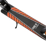 NILS EXTREME HM0107 City Scooter Weiß-Orange, Freizeitroller, ABEC-7, Handbremse, bis 100 kg