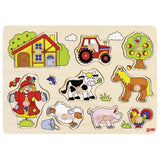 goki Steckpuzzle Bauernhof VI